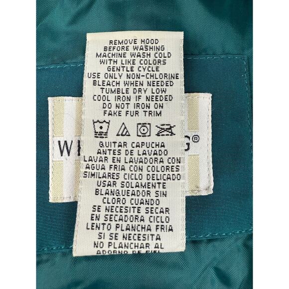 White Stag Women's Small Quilted Puffer Jacket With Faux Fur Trim Hood - Picture 7 of 13